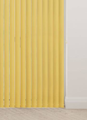 Bella Blackout Mellow Yellow Vertical Blind - image 1