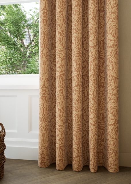 William Morris At Home Acorn Russet Curtain - image 1