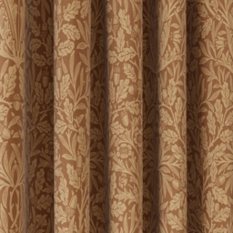 William Morris At Home Acorn Russet Curtain - thumbnail 2