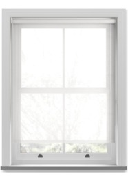 Voile White Cotton Roller Blind - thumbnail 1