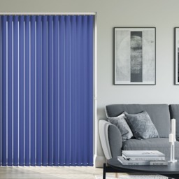 Unilux PVC Blackout Imperial Blue Vertical Blind - thumbnail 2