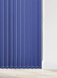 Unilux PVC Blackout Imperial Blue Vertical Blind - thumbnail 1