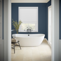Kanbina White Roman Blind - thumbnail 2