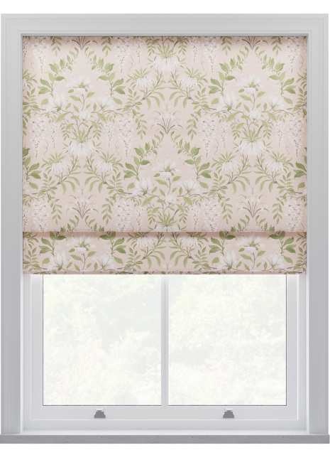 Laura Ashley Parterre Blush Roman Blind Roman Blind - image 1