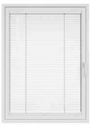 Snow White Perforated Stick Fit Venetian Blind