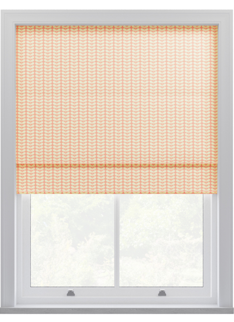 Orla Kiely Tiny Stem Pink Roman Blinds Roman Blind - image 1