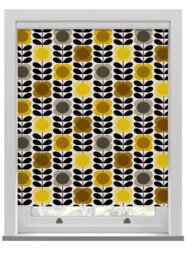 Orla Kiely Spot Flower Stem Yellow & Grey Roller Blind Roller Blind - thumbnail 1