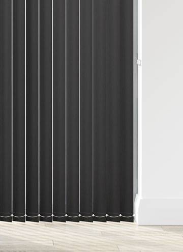 Unilux PVC Blackout Black Vertical Blind - image 1