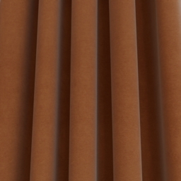 Spiced Terracotta Velvet Curtain - thumbnail 2