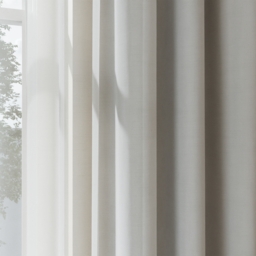Dove Grey Soft Weave Sheer Curtain - thumbnail 2