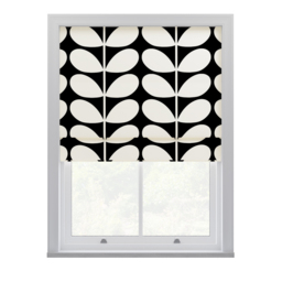 Orla Kiely Jumbo Solid Stem Black Roman Blinds Roman Blind - thumbnail 2