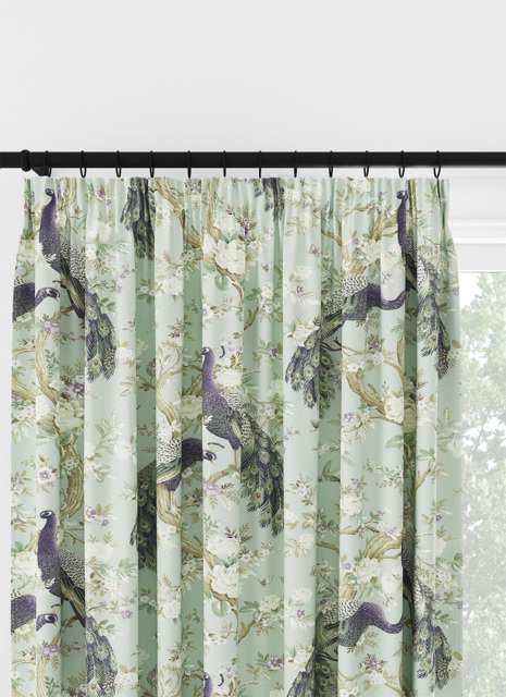 Laura Ashley Belvedere Duck Egg Pencil Pleat Curtain Pencil Pleat Curtain - image 1