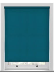 Splash Dark Teal Blue Roller Blind