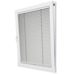 White shimmer Stick Fit Venetian Blind - thumbnail 2
