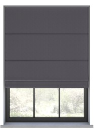 Abel Smoke Roman Blind - thumbnail 1