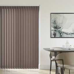 Bella Mushroom Brown Vertical Blinds Vertical Blind - thumbnail 2