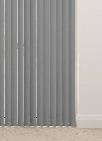 Bella Blackout Mid Grey Vertical Blind - image 1