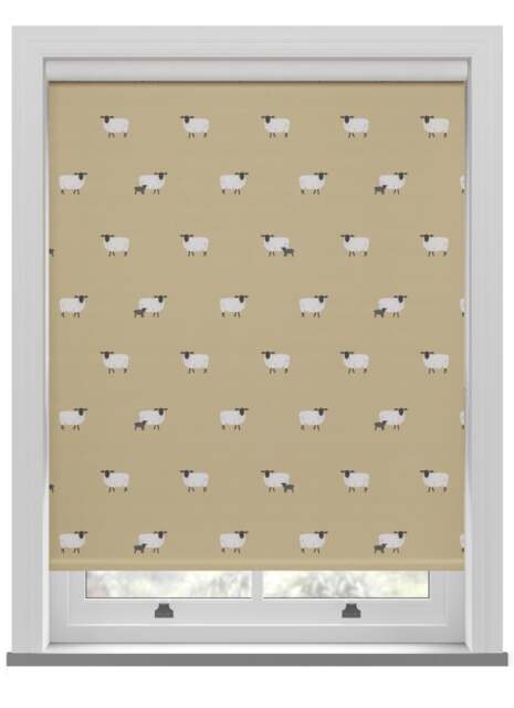 Sophie Allport Sheep Ochre Roller Blind Roller Blind - image 1