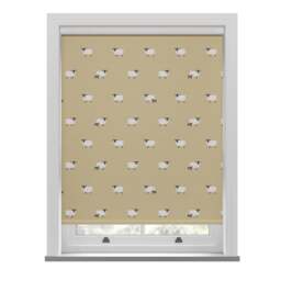 Sophie Allport Sheep  Ochre Roller Blind Roller Blind - thumbnail 2