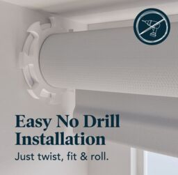 Umbra Blackout White Twist Roller Blind Roller Blind - thumbnail 2