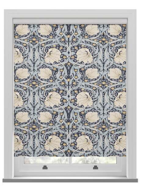 William Morris At Home Pimpernel Indigo Roller Blind Roller Blind - image 1