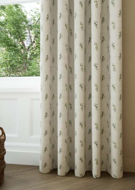 Sophie Allport Olive Linen Curtain - image 1