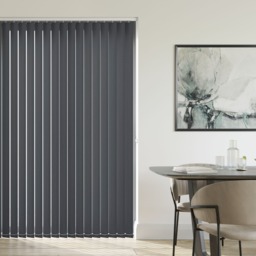 Bella Blackout Dark Grey Vertical Blind - thumbnail 2