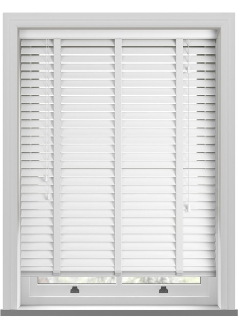Premier Mississippi Taped Glacier White Wooden Blind - image 1
