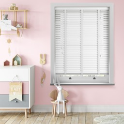 Premier Mississippi Taped Glacier White Wooden Blind - thumbnail 2