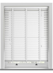 Premier Mississippi Taped Glacier White Wooden Blind