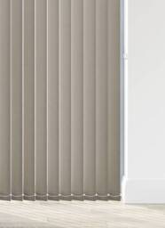 Splash Taupe Brown Vertical Blind