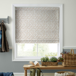 Laura Ashley Willow Leaf Chenille Natural Roman Blind Roman Blind - thumbnail 2