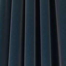 Storm Blue Soft Canvas Curtain - thumbnail 2