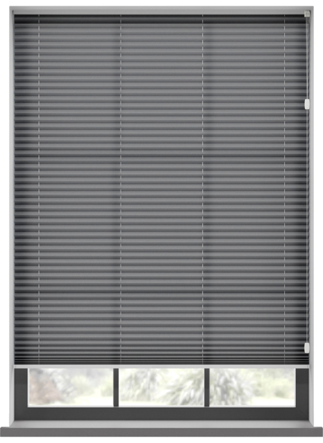Kana Obsidian Black Pleated Blind Pleated Blind - image 1