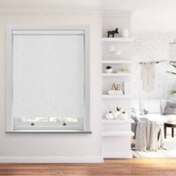 Samba PVC Blackout Frost Roller Blind - thumbnail 2