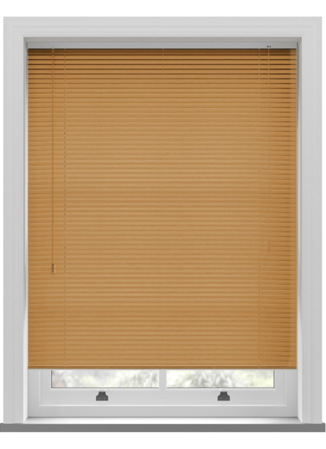 Wood Grain Effect 25mm Golden Oak Venetian Blind - image 1