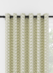 Orla Kiely Linear Stem Dark Grass Green Eyelet Curtain Eyelet Curtain - thumbnail 1