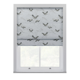 Laura Ashley Animalia Embroidered Silver Roman Blind Roman Blind - thumbnail 2