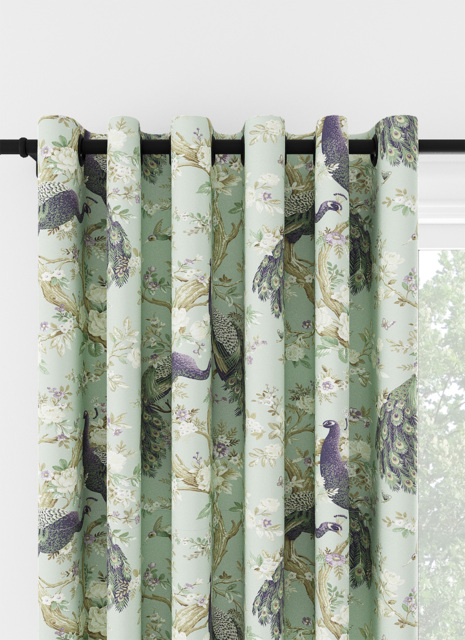 Laura Ashley Belvedere Duck Egg Eyelet Curtain Eyelet Curtain - image 1
