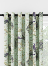 Laura Ashley Belvedere Duck Egg Eyelet Curtain Eyelet Curtain - thumbnail 1