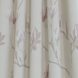 Laura Ashley Magnolia Grove Mulberry Curtain - thumbnail 2