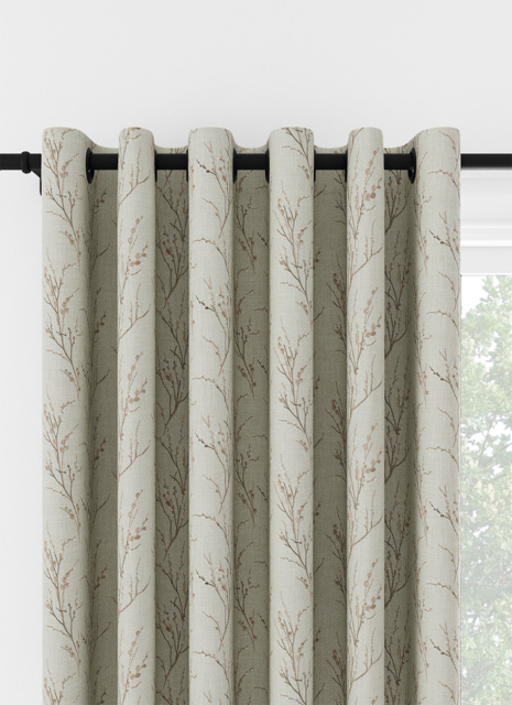Laura Ashley Pussy Willow Embroidery Blush Eyelet Curtain Eyelet Curtain - image 1