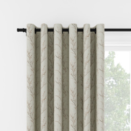 Laura Ashley Pussy Willow Embroidery Blush Eyelet Curtain Eyelet Curtain - thumbnail 2