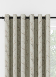 Laura Ashley Pussy Willow Embroidery Blush Eyelet Curtain Eyelet Curtain - thumbnail 1