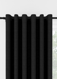 Laura Ashley Swanson Charcoal Eyelet Curtain Eyelet Curtain - thumbnail 1