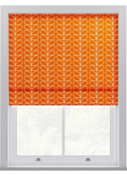 Orla Kiely Linear Stem Persimmon Roman Blinds Roman Blind - thumbnail 1