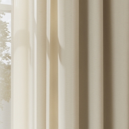 Soft Oat Relaxed Weave Sheer Curtain - thumbnail 2