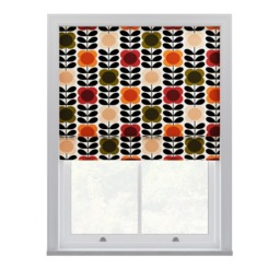 Orla Kiely Spot Flower Stem Tomato & Pink Roman Blinds Roman Blind - thumbnail 2