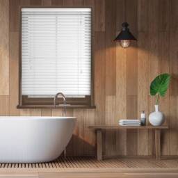 Deco True White Wooden Blind - thumbnail 2