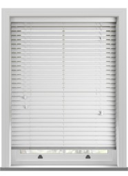 Deco True White Wooden Blind